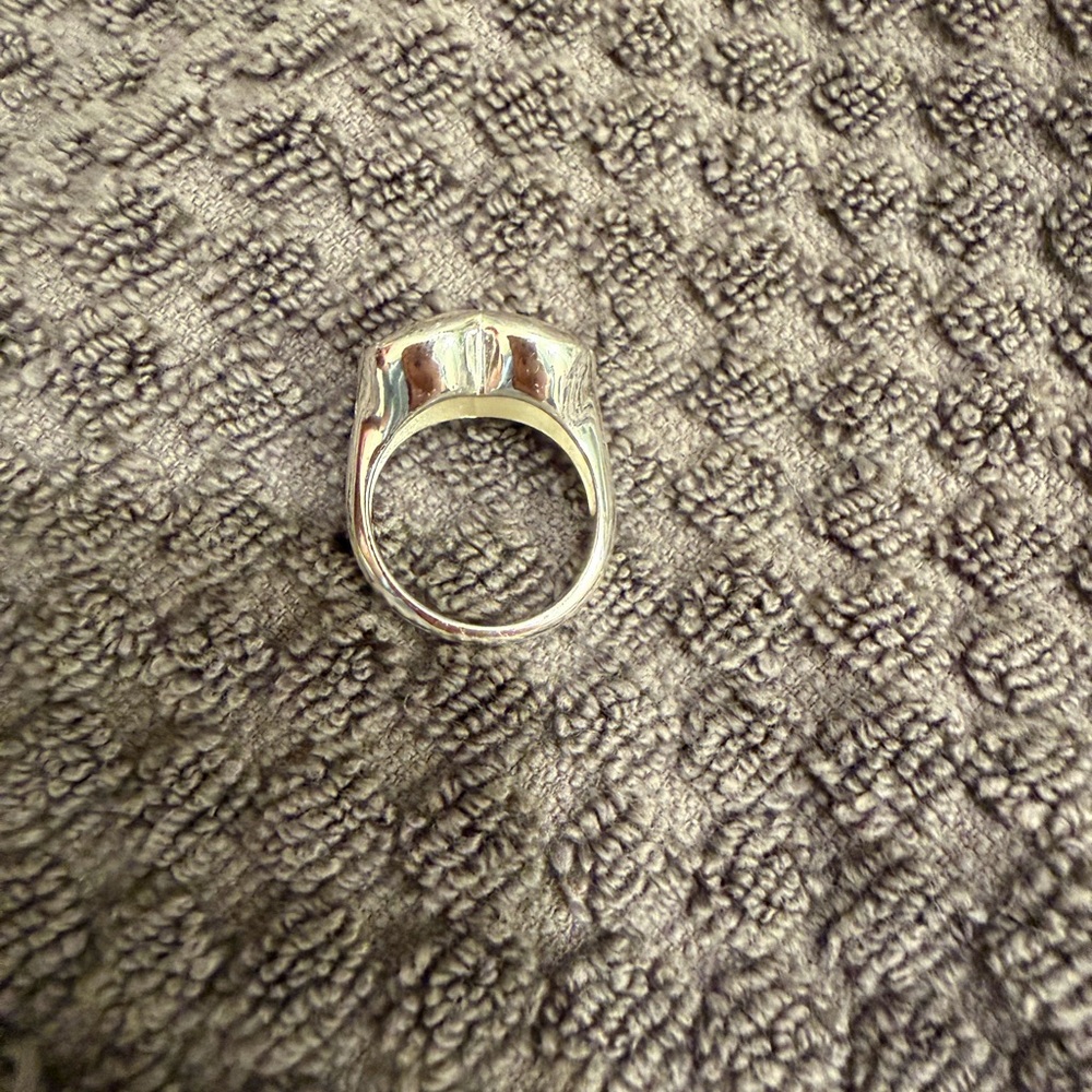 2 TOUS  Silver Signet Rings - Picture 3 of 9